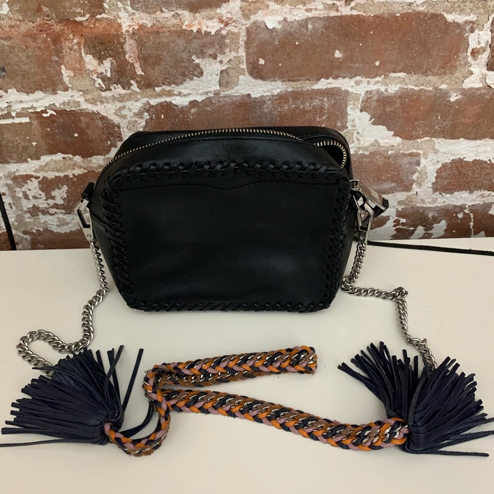 REBECCA MINKOFF Black Chase Camera Crossbody Bag